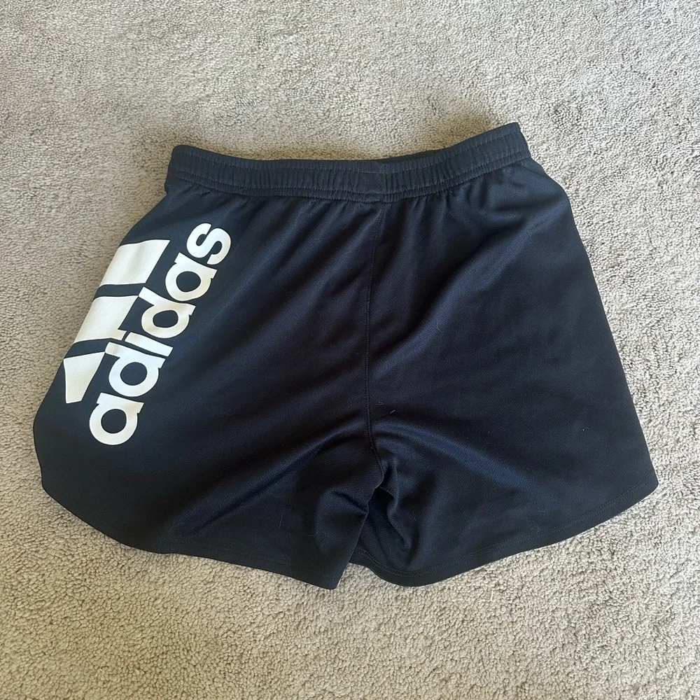Girls Adidas black shorts yl 14